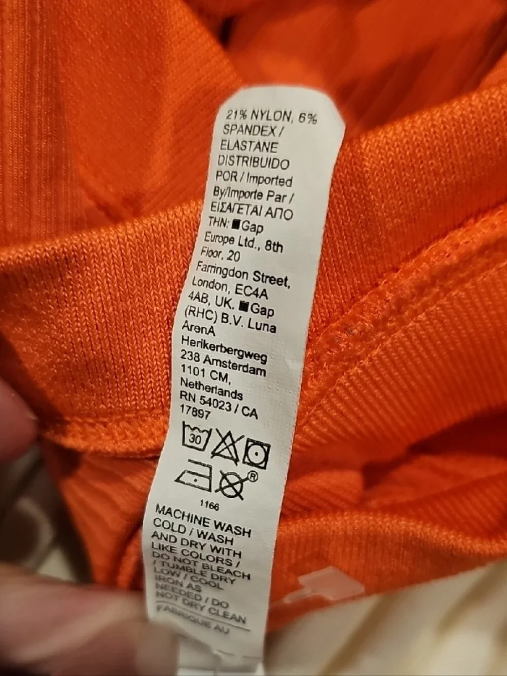 Athleta Renew Seamless Racerback Tank, Orange, M - Picture 7 of 7
